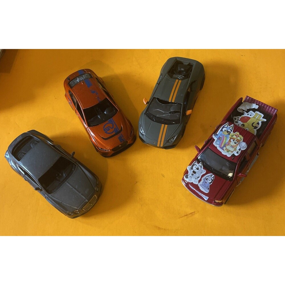 Kinsmart Chevrolet Diecast Metal Cars Lot Of 4